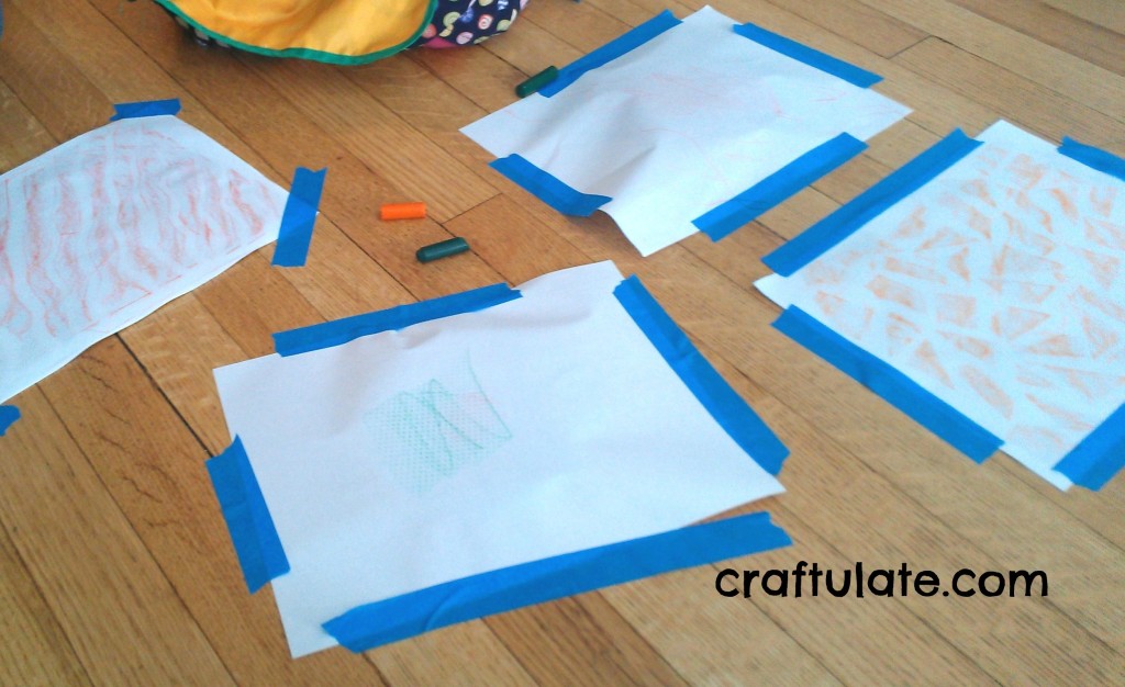 Crayon Rubbings