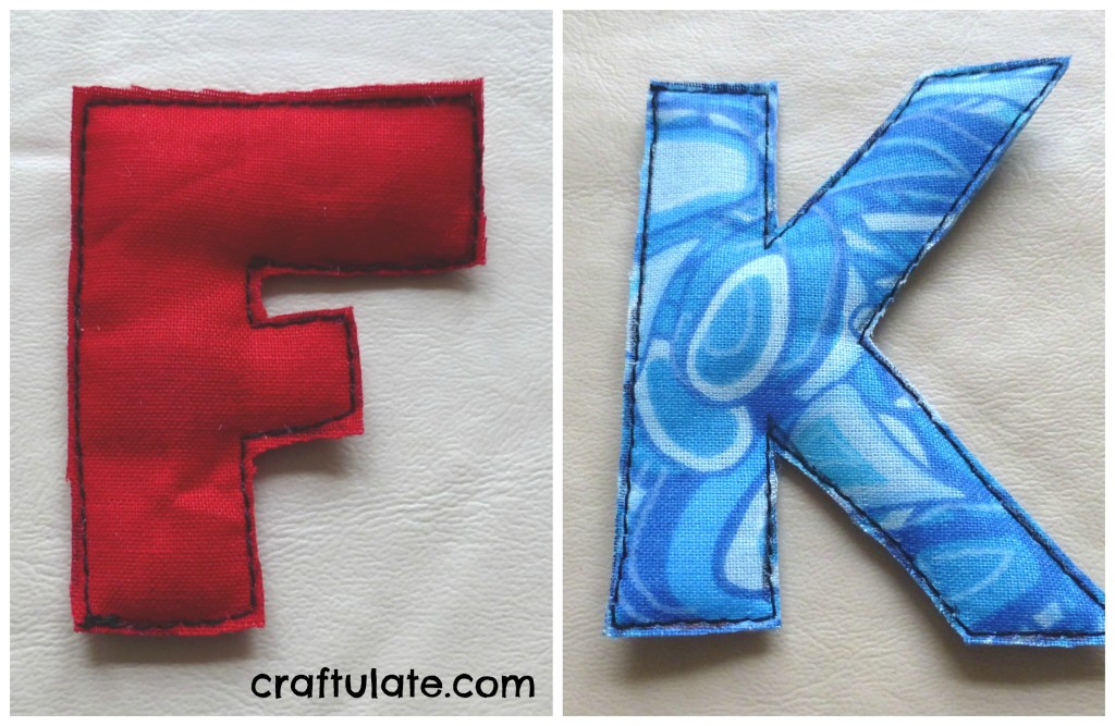 Craftulate: Magnetic Fabric Alphabet Craftulate: Magnetic Fabric Alphabet