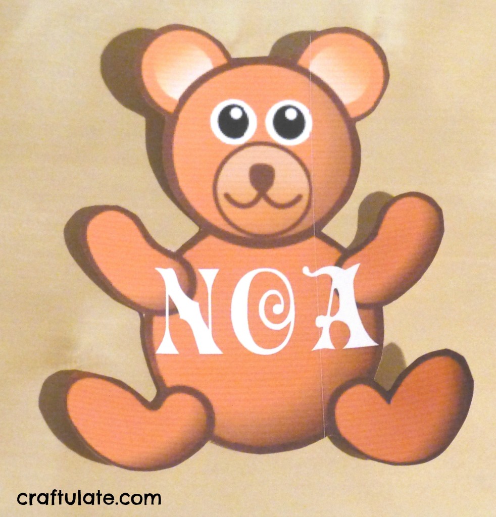 Bear Pop Up Card Tutorial  Craftulate With Teddy Bear Pop Up Card Template Free