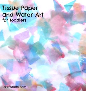 Tissue Paper and Water Art – Craftulate