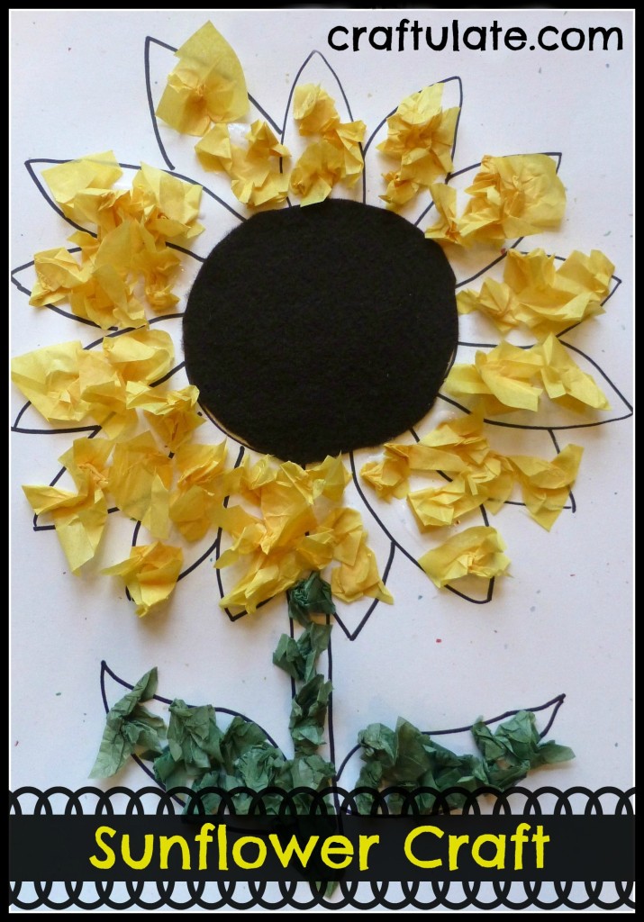 Sunflower Craft for Toddlers