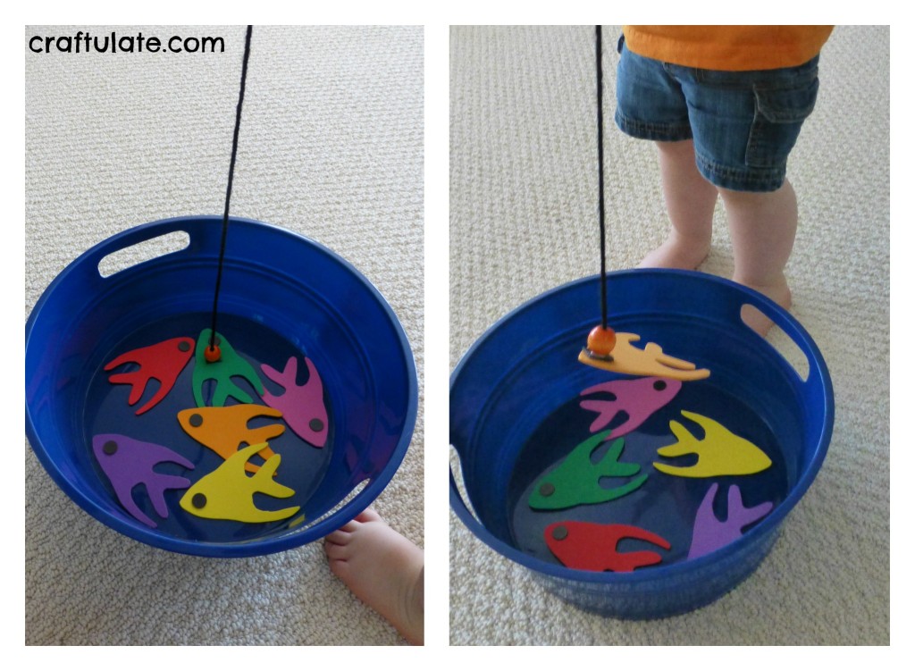 magnetic fishing game toy