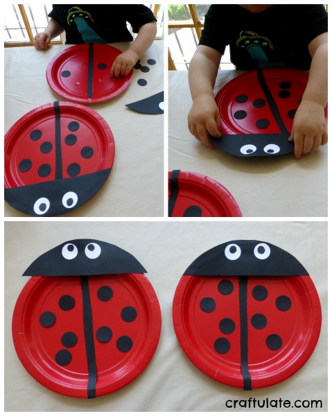 paper plate bugs