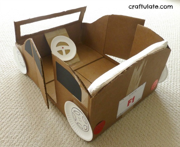 make car from cardboard box