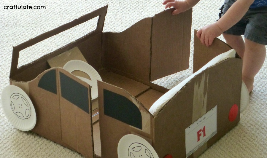 Image result for Kids in a cardboard box