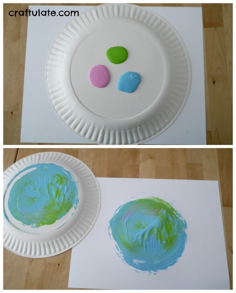 paper plate painting