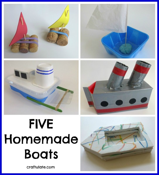 Five Homemade Boats - Craftulate