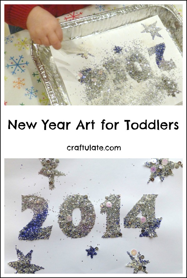 New Year Art for Toddlers – Craftulate