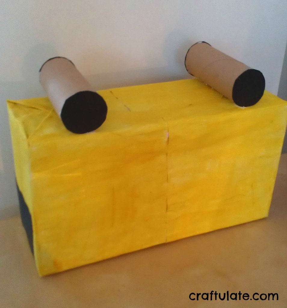 Shoe Box School Bus Craftulate