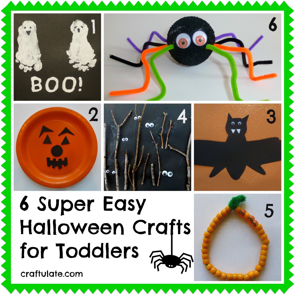 15 Super Easy Halloween Crafts for Toddlers  Craftulate