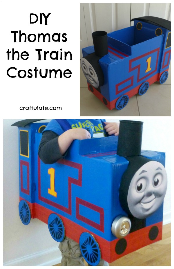 diy thomas the train costume