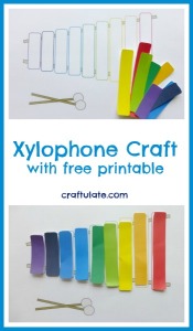 Xylophone Craft with free printable – Craftulate