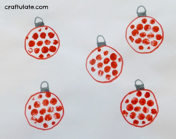 Christmas Ornament Bubble Wrap Prints - Craftulate