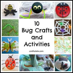 10 Bug Crafts and Activities – Craftulate