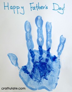 Father’s Day Handprint Card – Craftulate