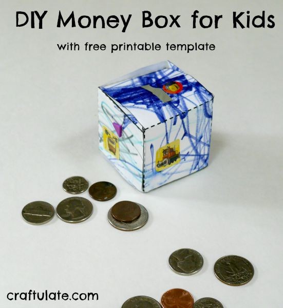 Diy Money Box For Kids Craftulate