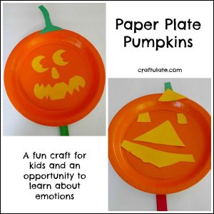 Paper Plate Pumpkins – Craftulate