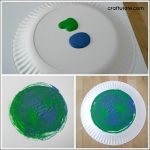 Paper Plate Spin Art Planets – Craftulate