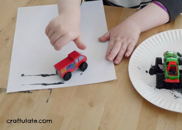 Writing the Alphabet with Vehicles - Craftulate