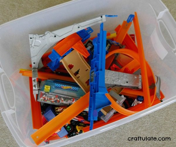 hot wheels track storage case