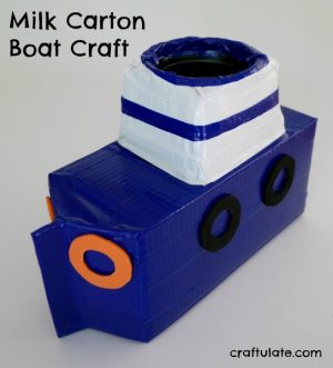 Milk Carton Boat Craft – Craftulate