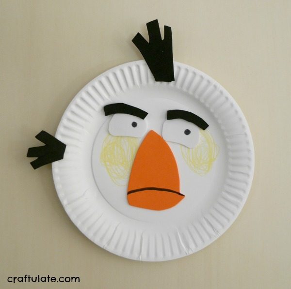 paper plates with birds on them