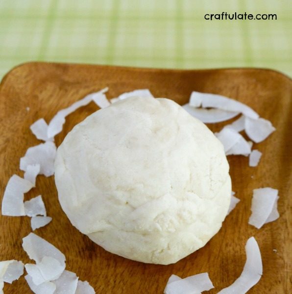 Coconut Play Dough - Craftulate