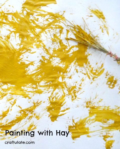 Painting with Hay – Craftulate