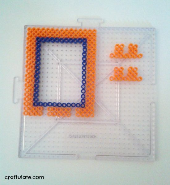 Perler Bead Picture Frame