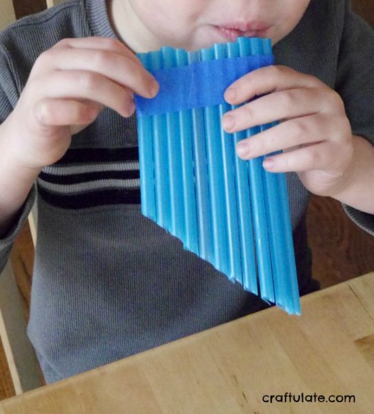 Straw Pan Flute Craft Craftulate