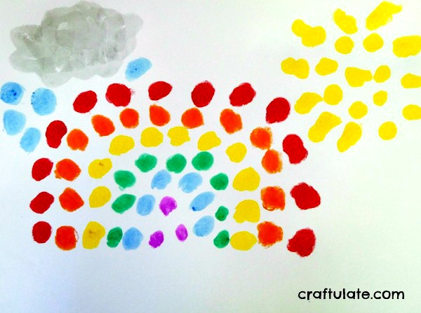 Dot Art for Kids - using Kwik Stix paint