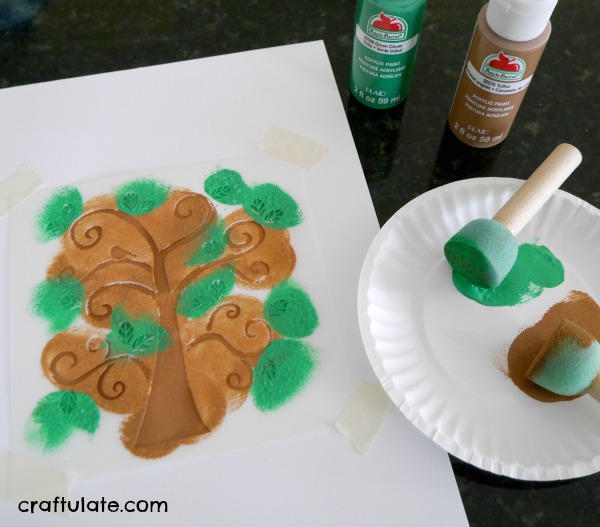 Fingerprint Tree Art - Craftulate