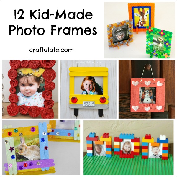 handmade photo frame for kids