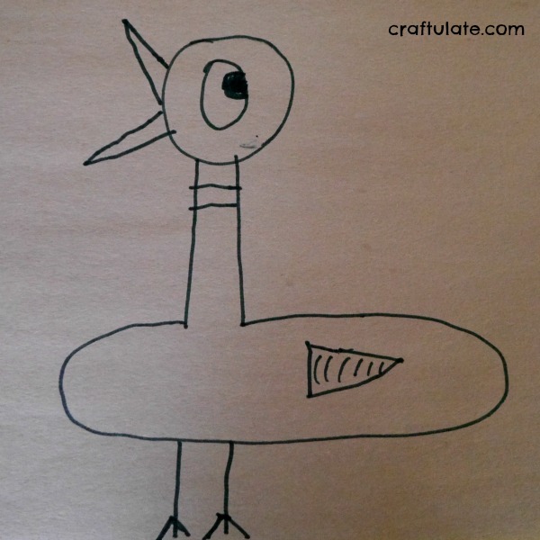 how to draw the mo willems pigeon craftulate how to draw the mo willems pigeon