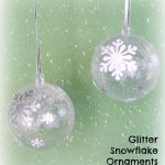 Glitter Snowflake Ornaments