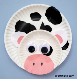 Paper Plate Cow – Craftulate