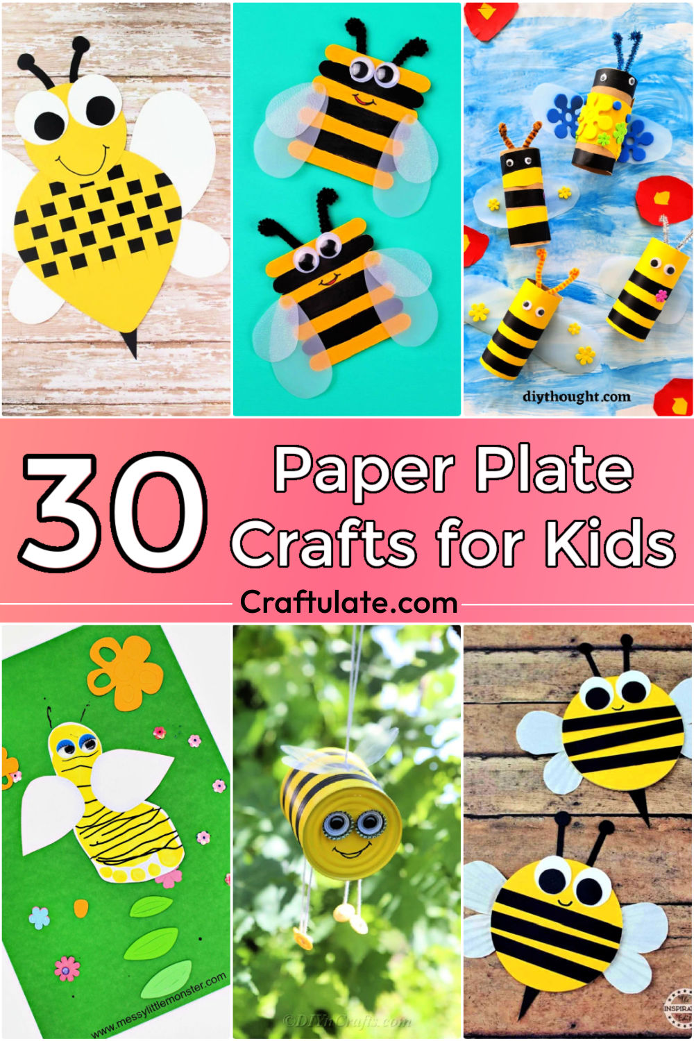 30 Bee Crafts For Kids: Bumble Bee Craft And Art Ideas