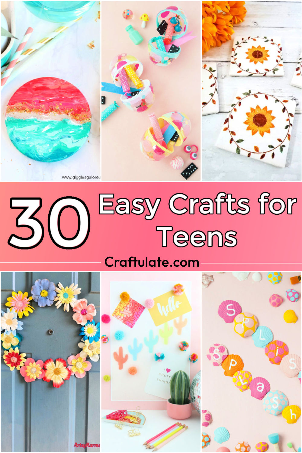 30 Easy Crafts For Teens Arts And Craft Ideas For Tweens